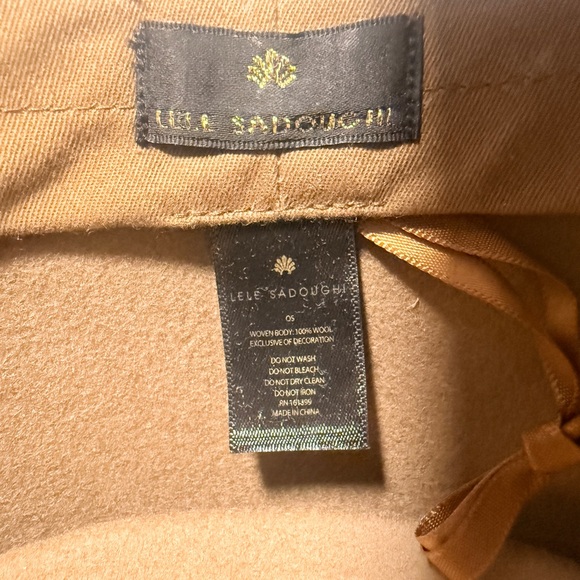 LELE SADOUGHI HARVEST MICHELLE WOOL HAT - Picture 6 of 6